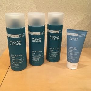 Paula's Choice Toner Tinted Mineral Sunscreen Lot